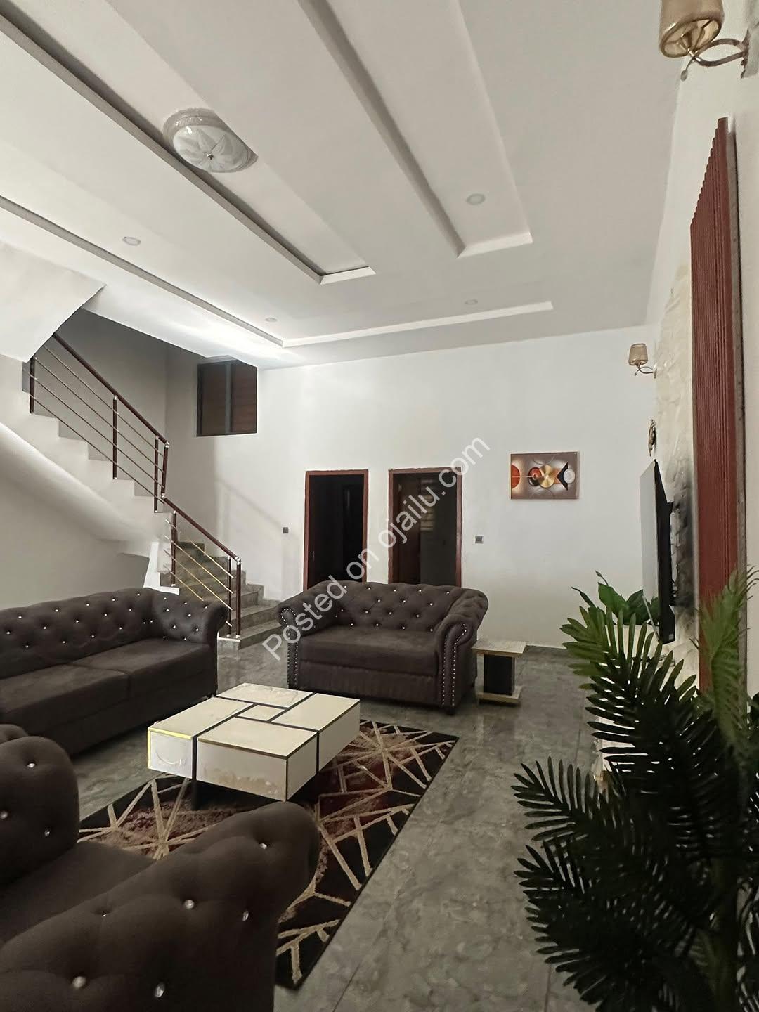 Exquisite 4-Bed Terrace Duplex in Ikota GRA