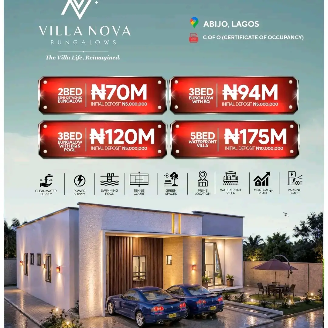 Own Early at Villa Nova, Abijo G.R.A. — From ₦70M