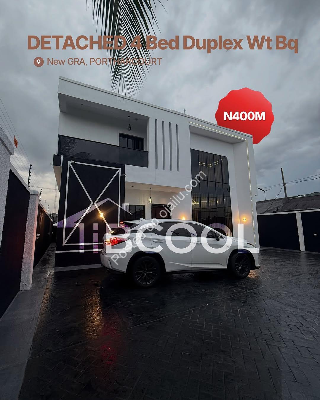 Cinematic 4 Bed En-Suite Duplex in Secure GRA Estate