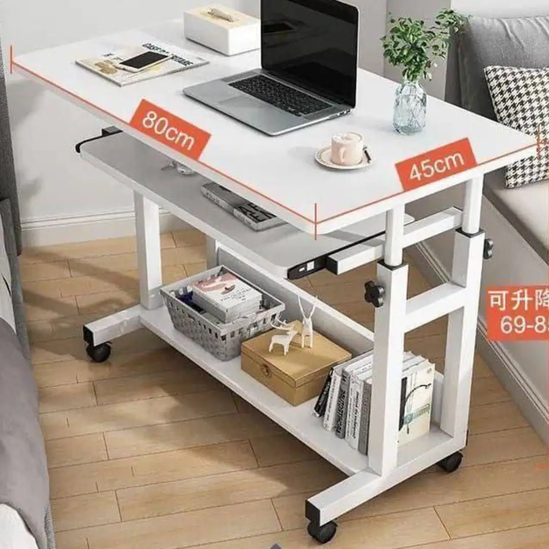 80cm Foldable Laptop Table with Drawer – Work in Comfort