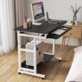 80cm Foldable Laptop Table with Drawer – Work in Comfort
