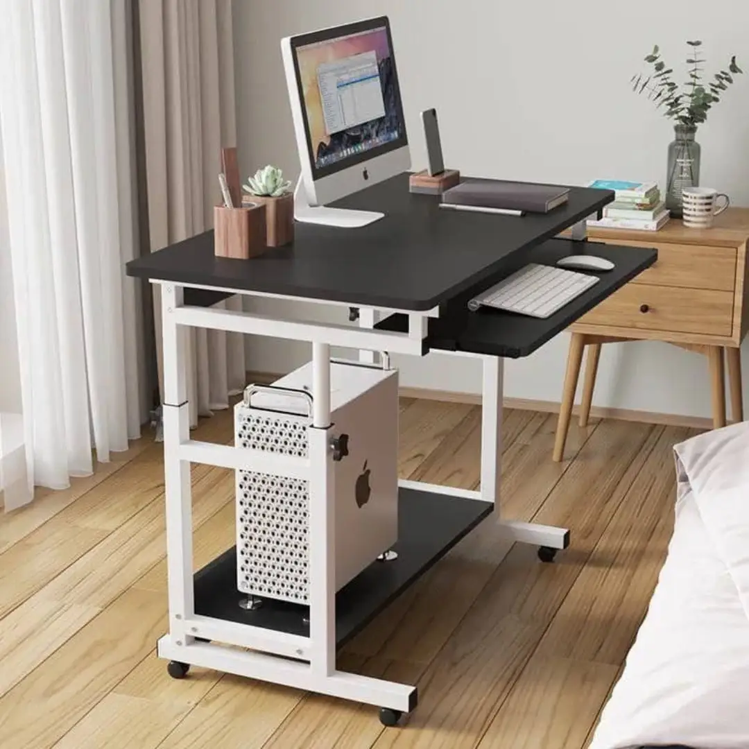80cm Foldable Laptop Table with Drawer – Work in Comfort