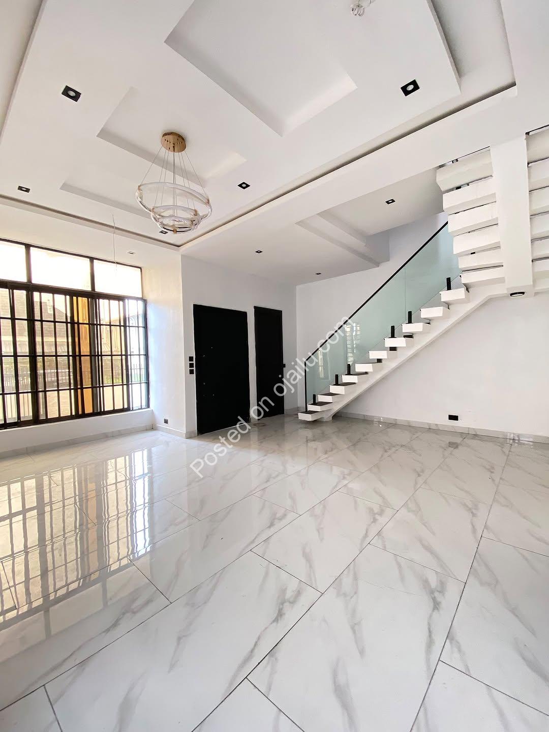 Brand-New 4-Bedroom Semi-Detached Duplex + BQ in Sangotedo