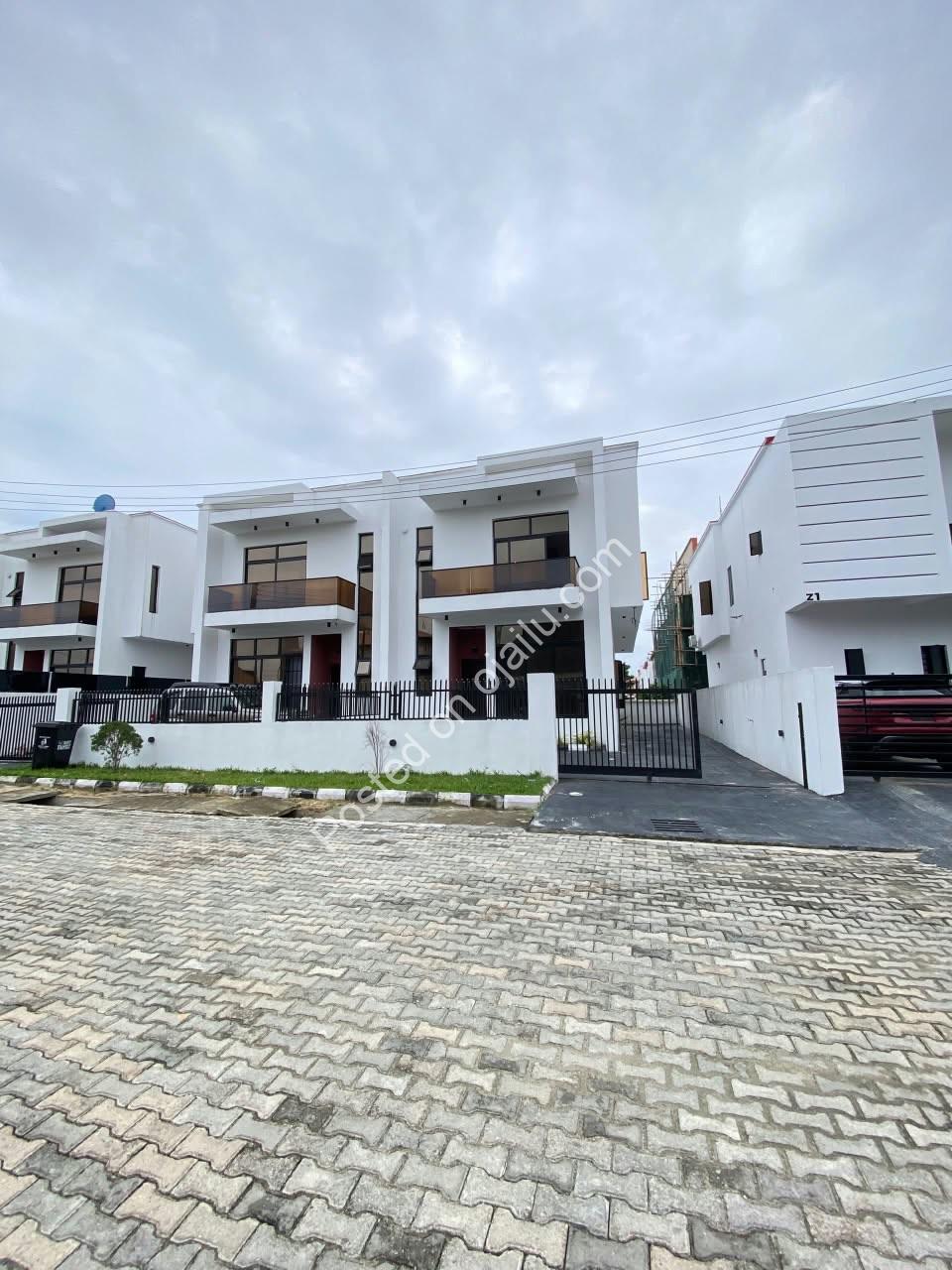 Brand-New 4-Bedroom Semi-Detached Duplex + BQ in Sangotedo