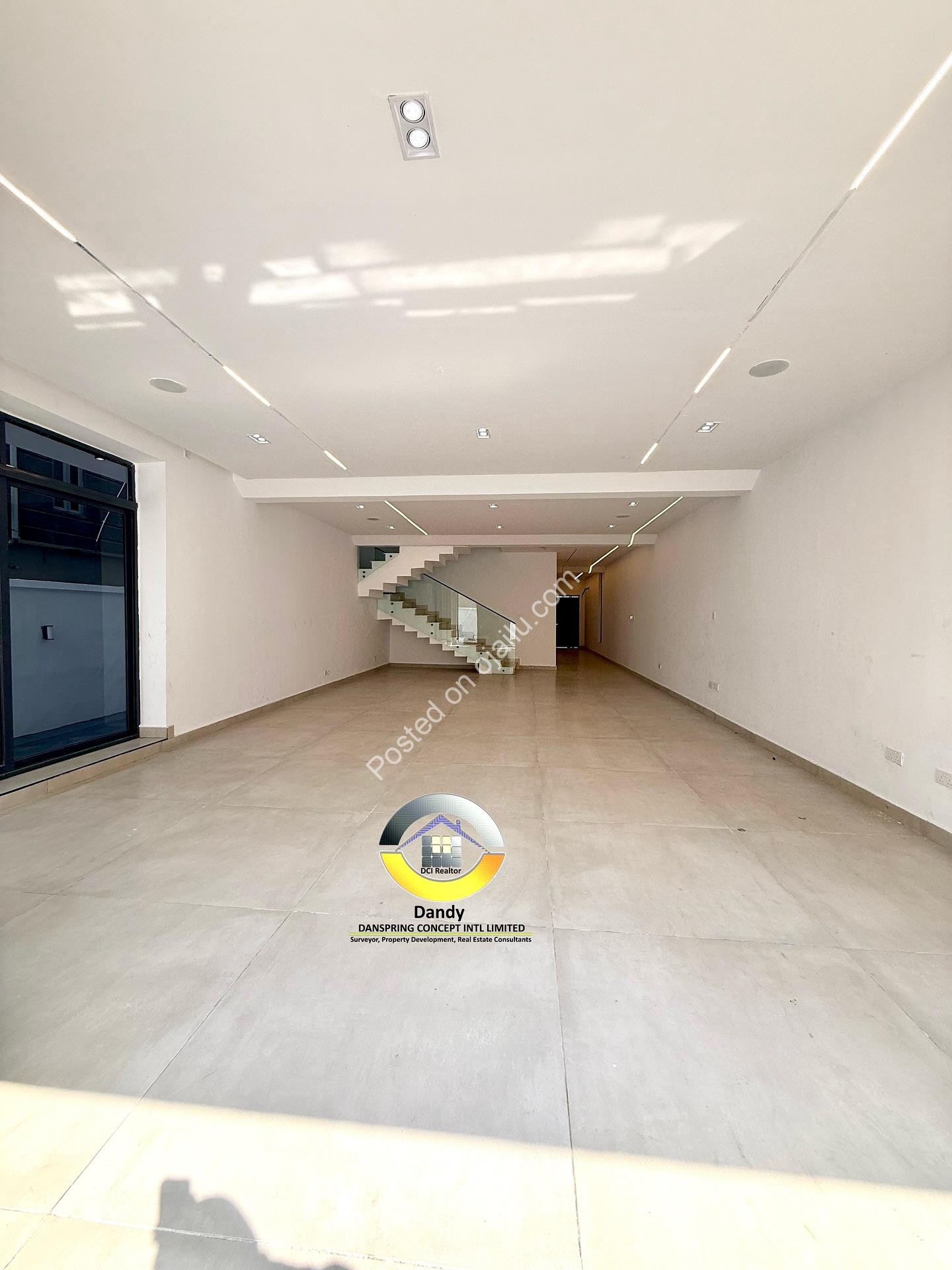 Pool-View Living Room in Lekki’s 5-Bedroom Dream Home