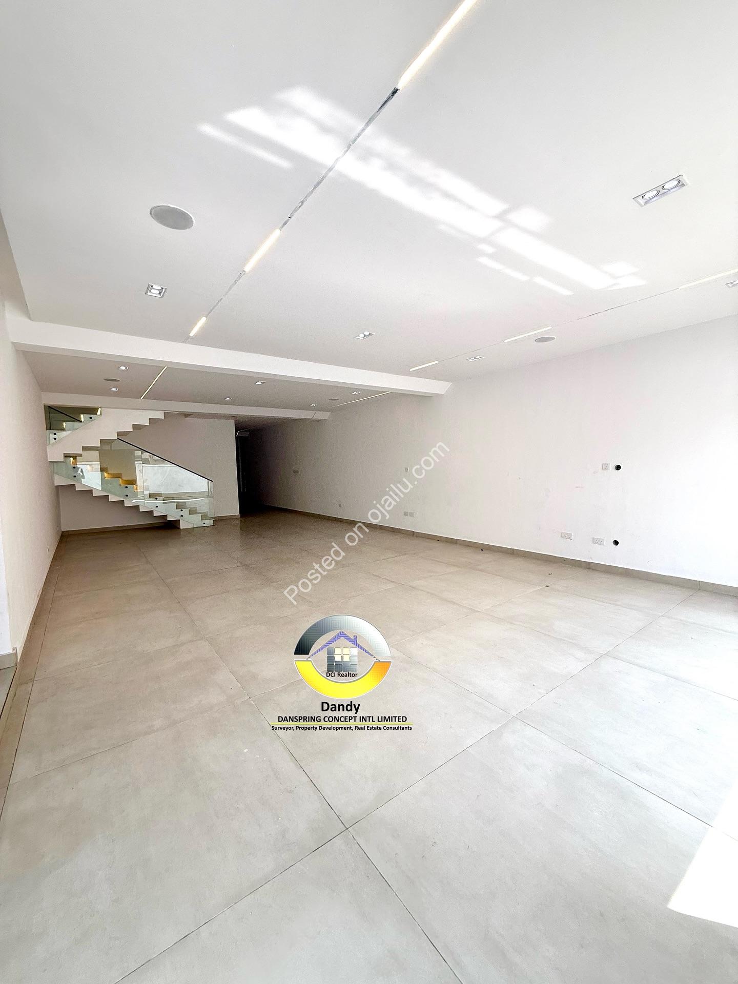 Pool-View Living Room in Lekki’s 5-Bedroom Dream Home