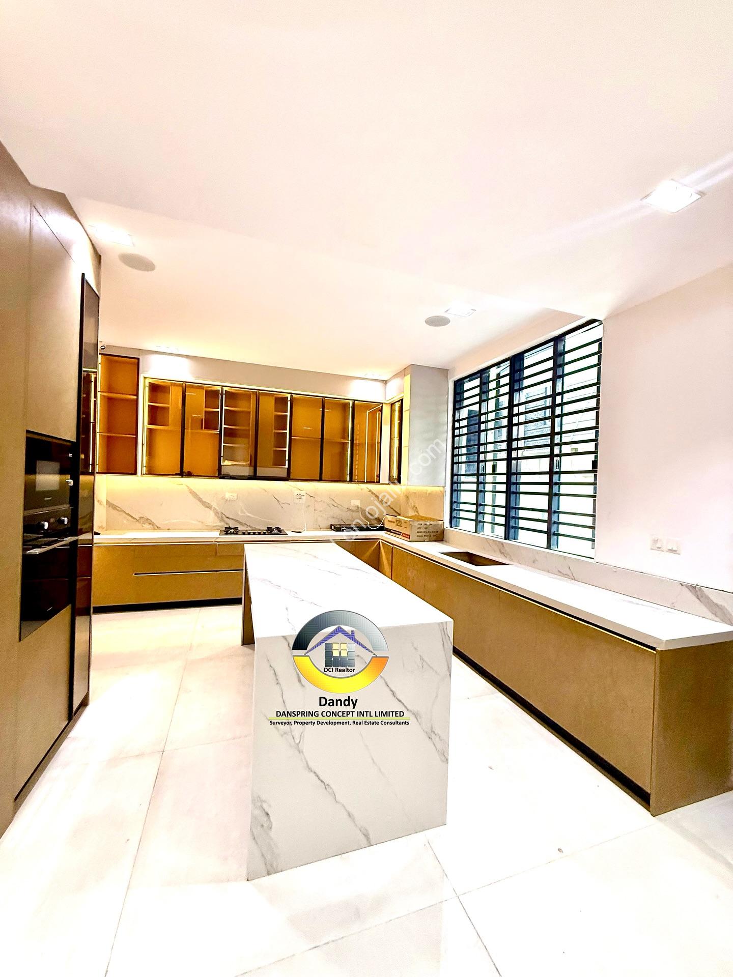 Pool-View Living Room in Lekki’s 5-Bedroom Dream Home