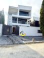 Pool-View Living Room in Lekki’s 5-Bedroom Dream Home