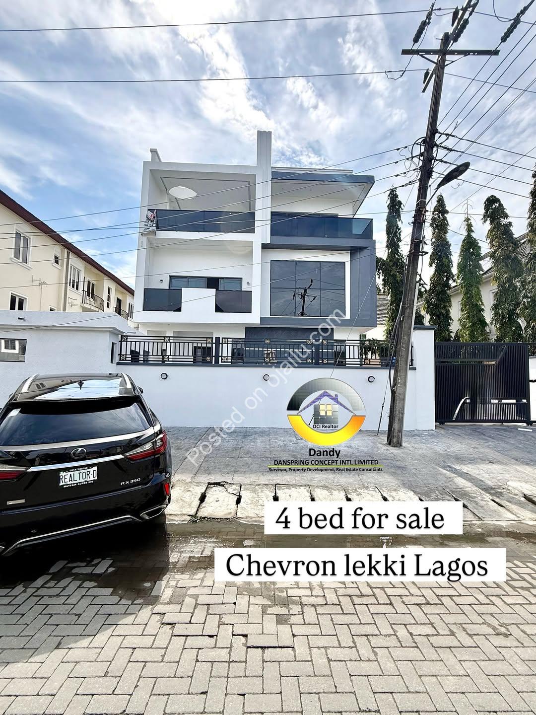 Chevron Lekki: 4-Bed Duplex + Pool, Fully Ensuite