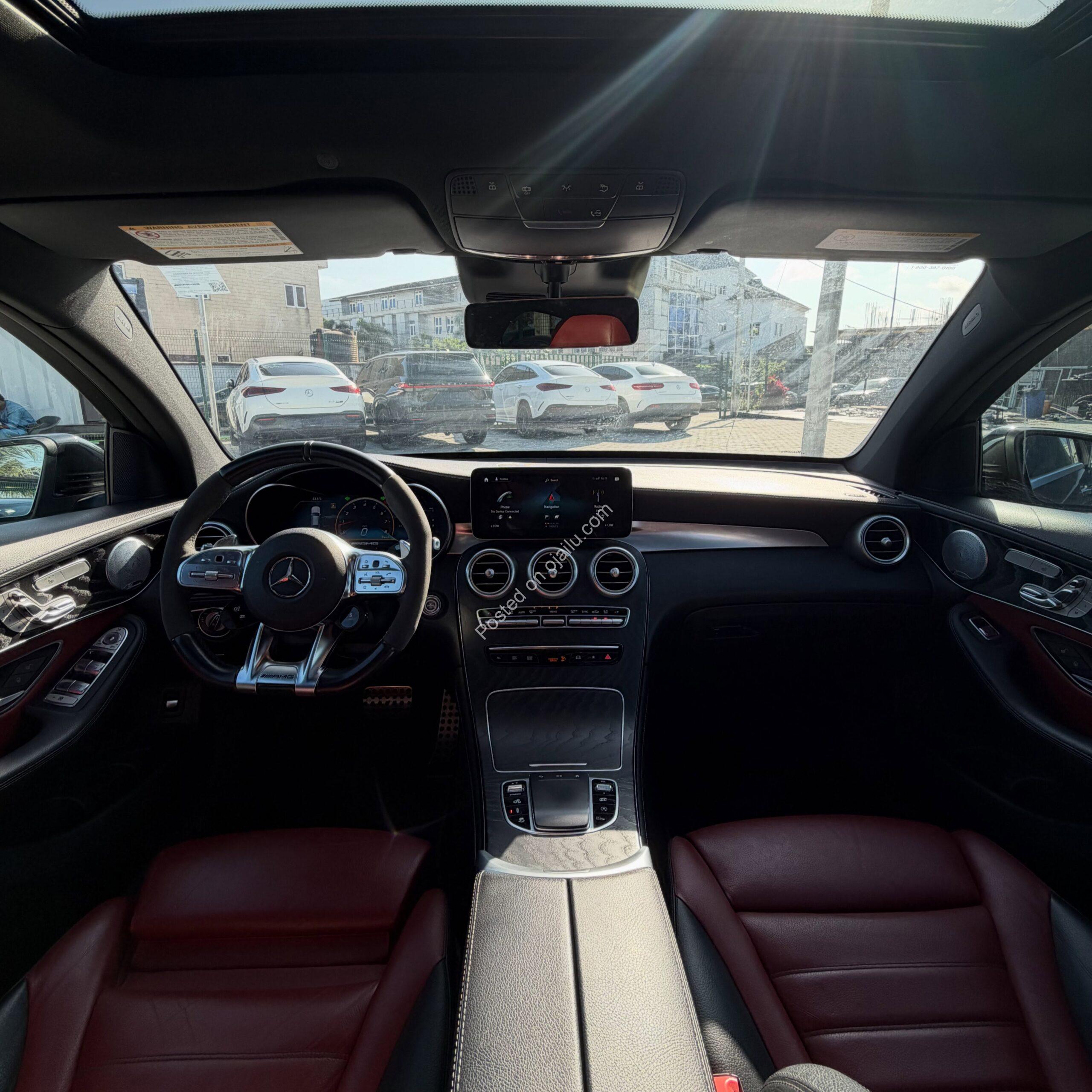 2021 Mercedes GLC43 Coupe: Black on Red, Fully Loaded Luxury