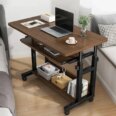 80cm Foldable Laptop Table with Drawer – Work in Comfort