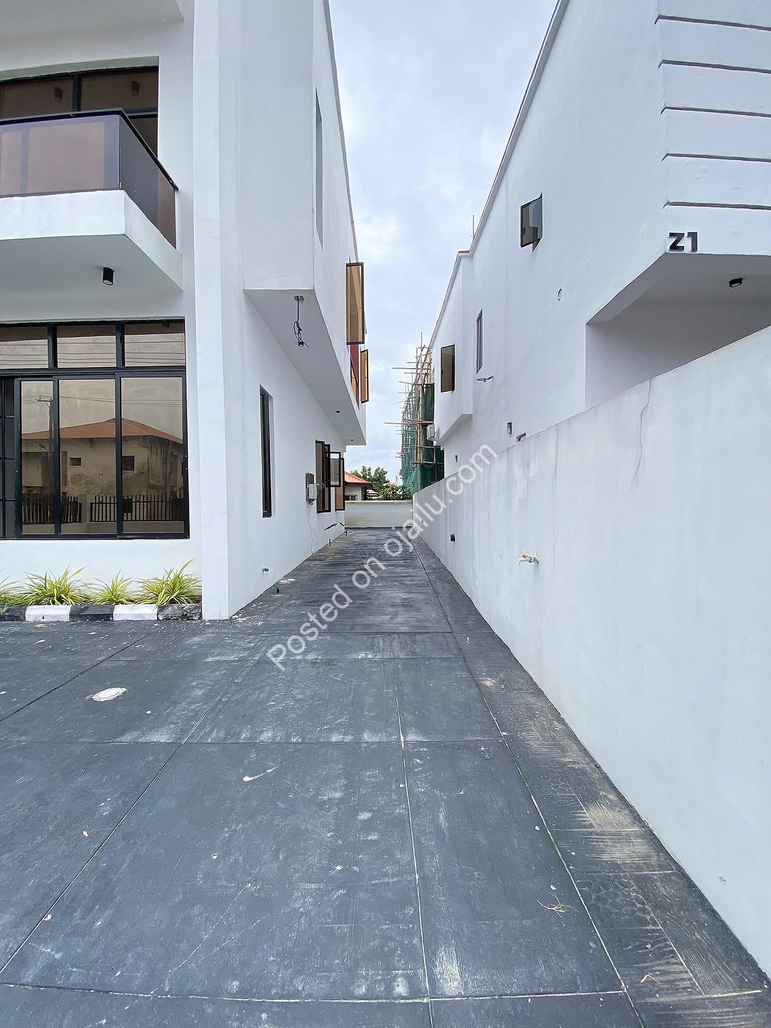 Brand-New 4-Bedroom Semi-Detached Duplex + BQ in Sangotedo