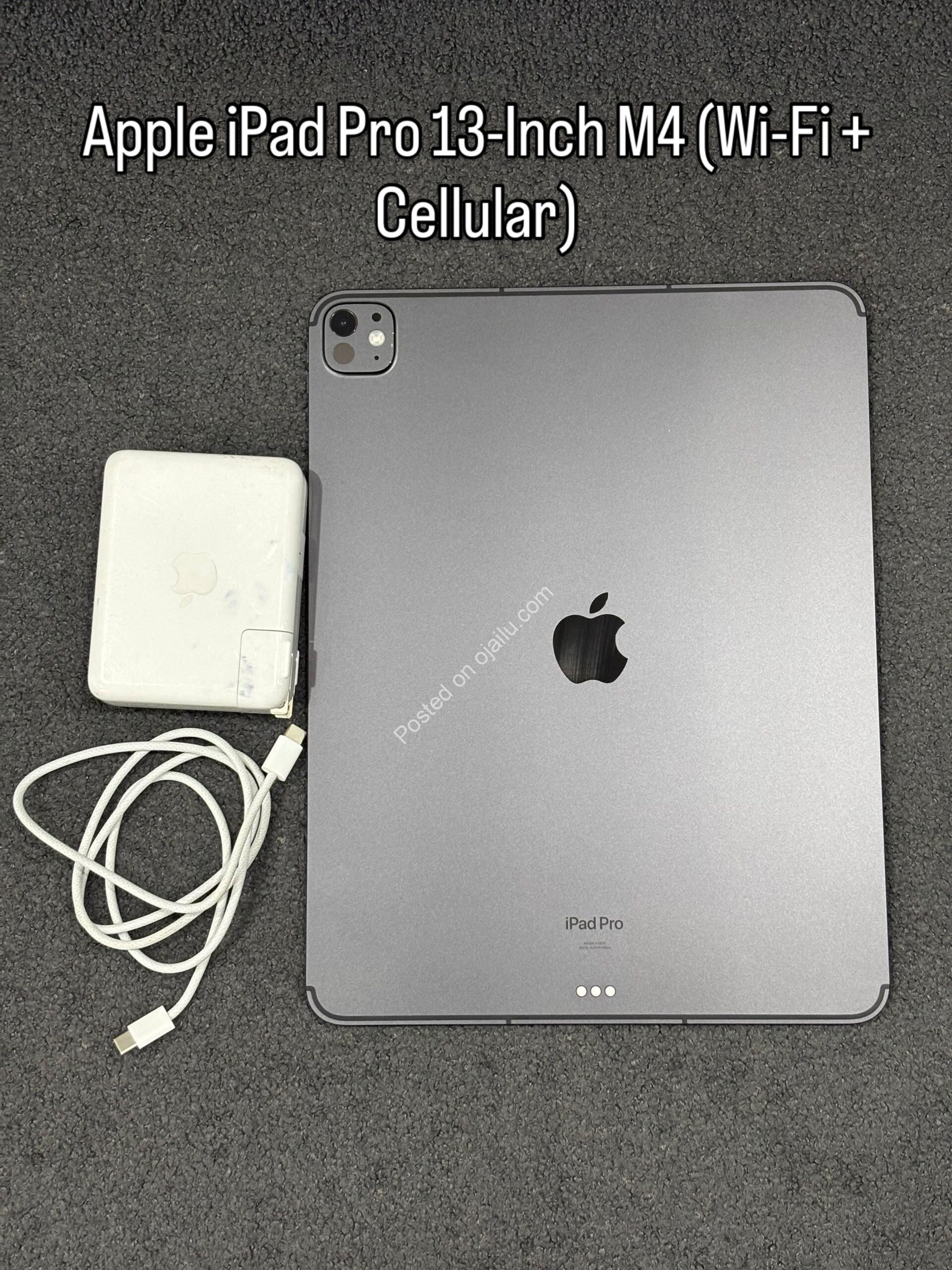 iPad Pro M4 13″ Cellular 256GB – 95% Battery Health