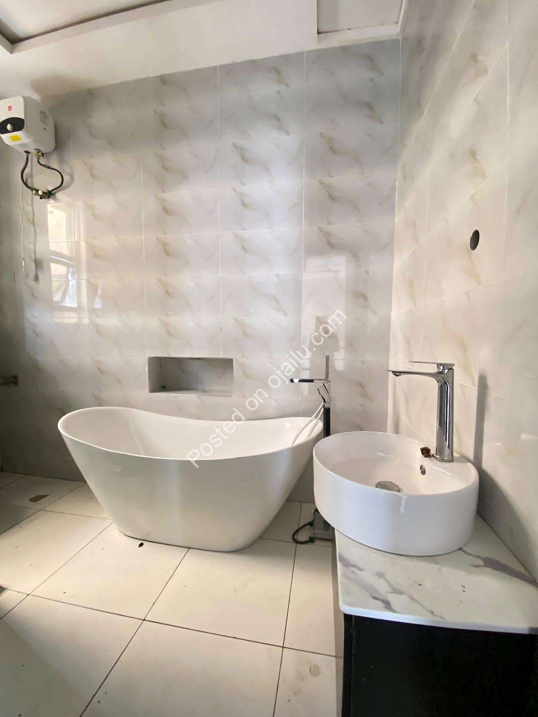 Brand-New 4-Bedroom Semi-Detached Duplex + BQ in Sangotedo