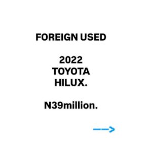 2022 Toyota Hilux: Untouched Engine