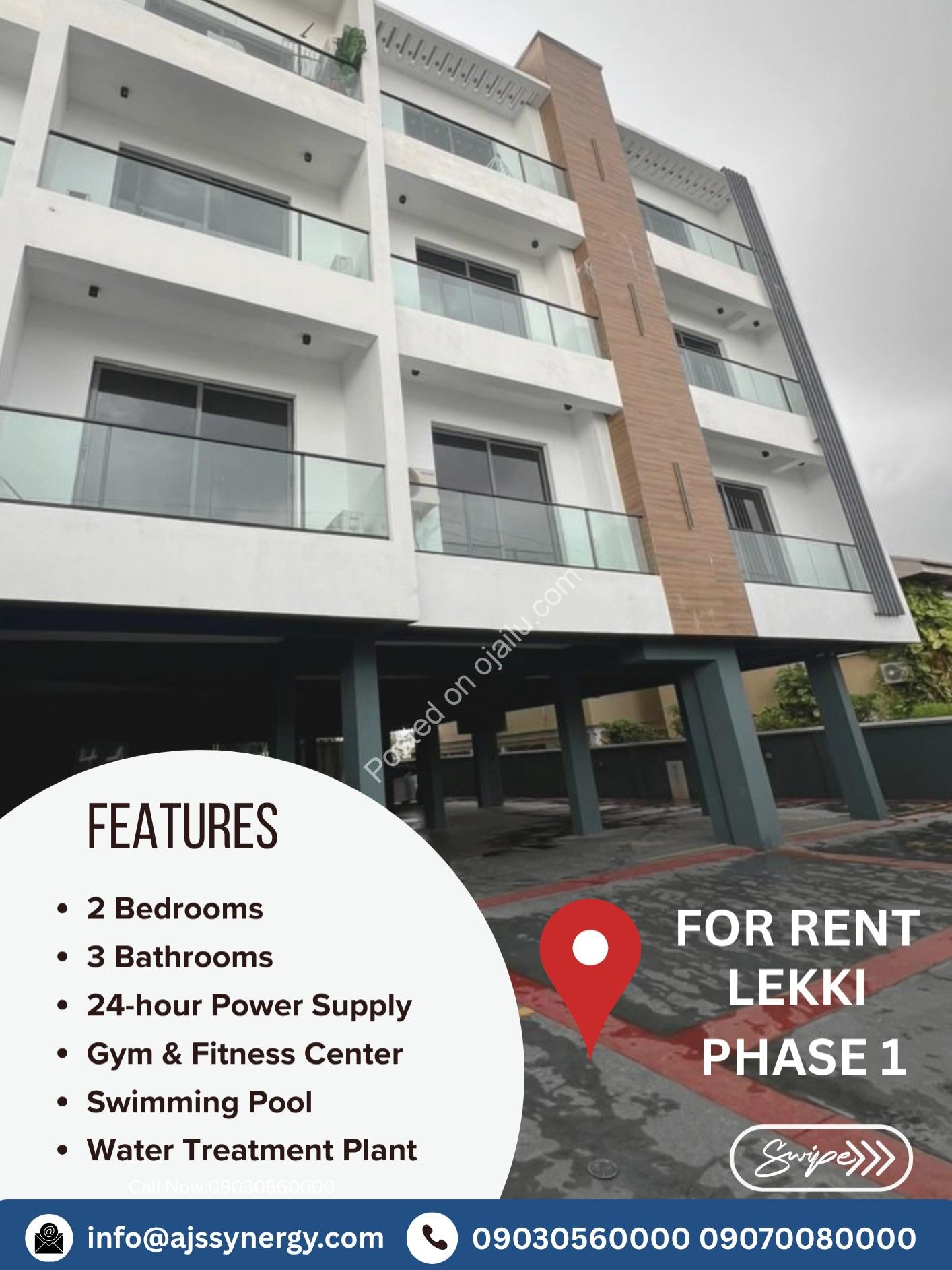 Fully Furnished 2-Bedroom Apartments in Lekki Phase 1