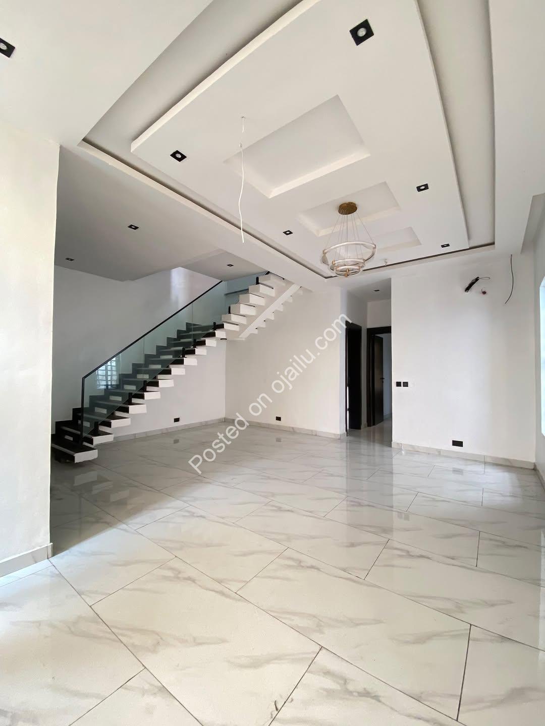 Brand-New 4-Bedroom Semi-Detached Duplex + BQ in Sangotedo