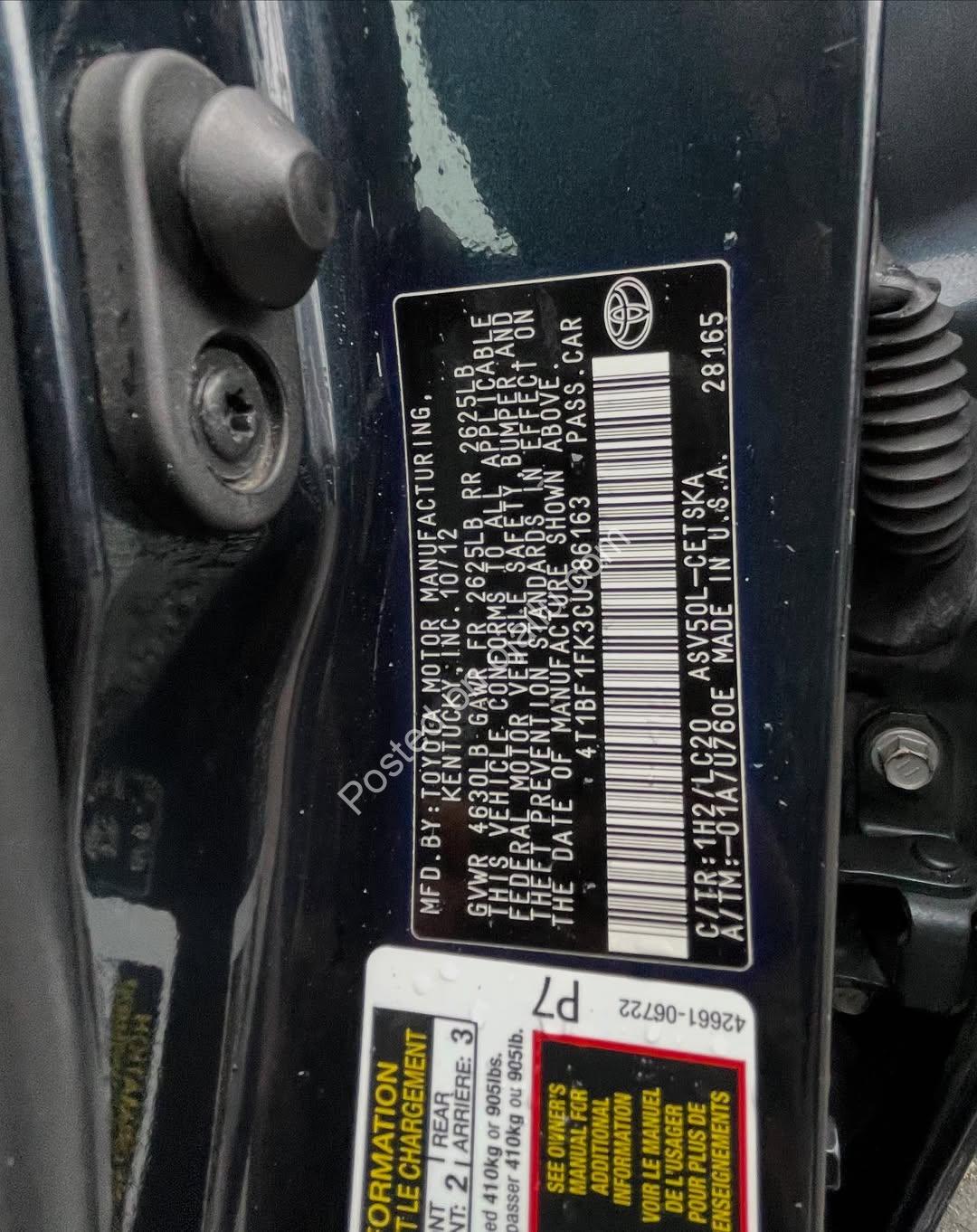 Freshly Imported Toyota Camry SE – Accident-Free, Full Duty Paid!