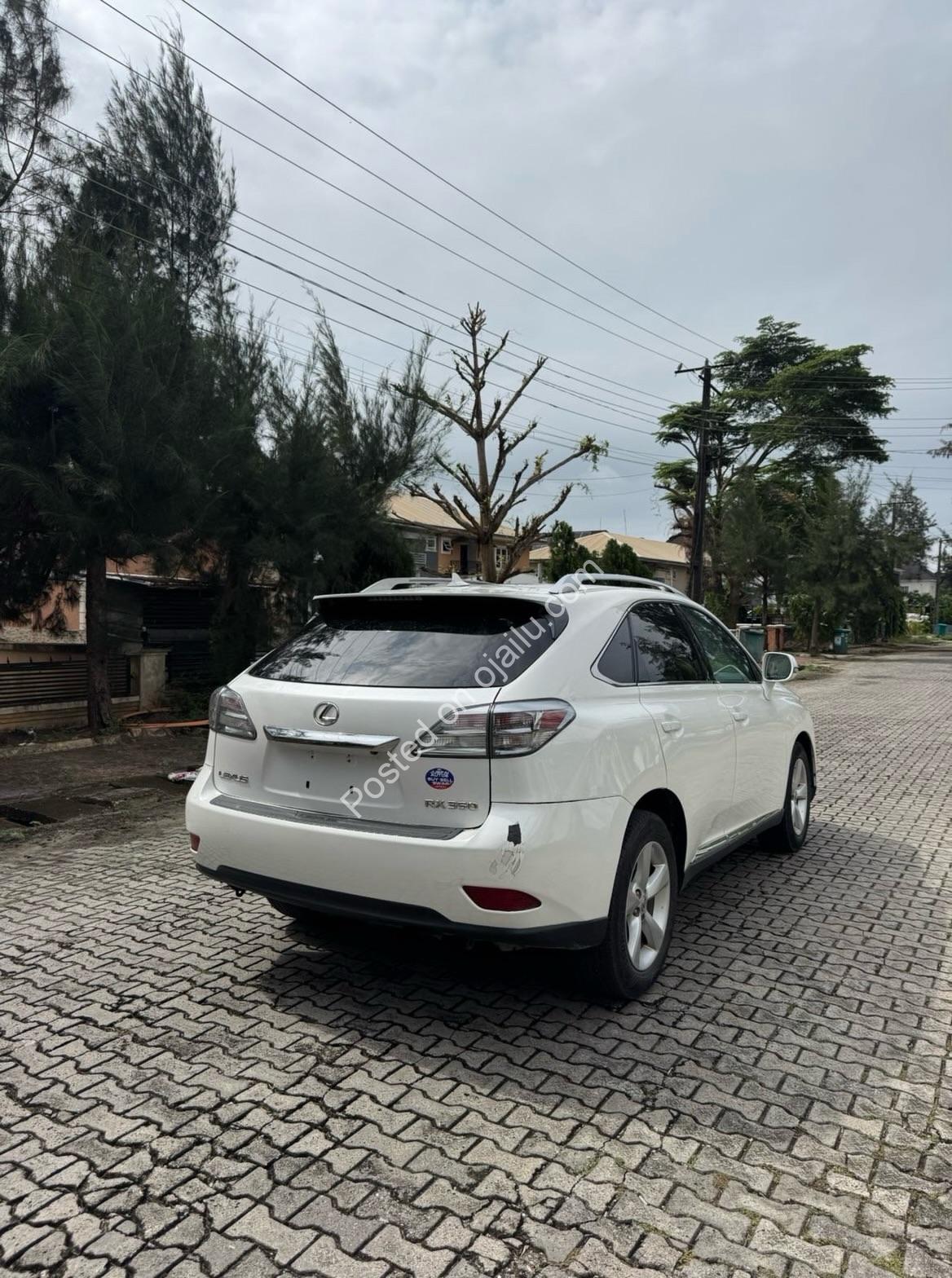 Foreign Used 2012 Lexus RX350 – Clean Title, Accident Free