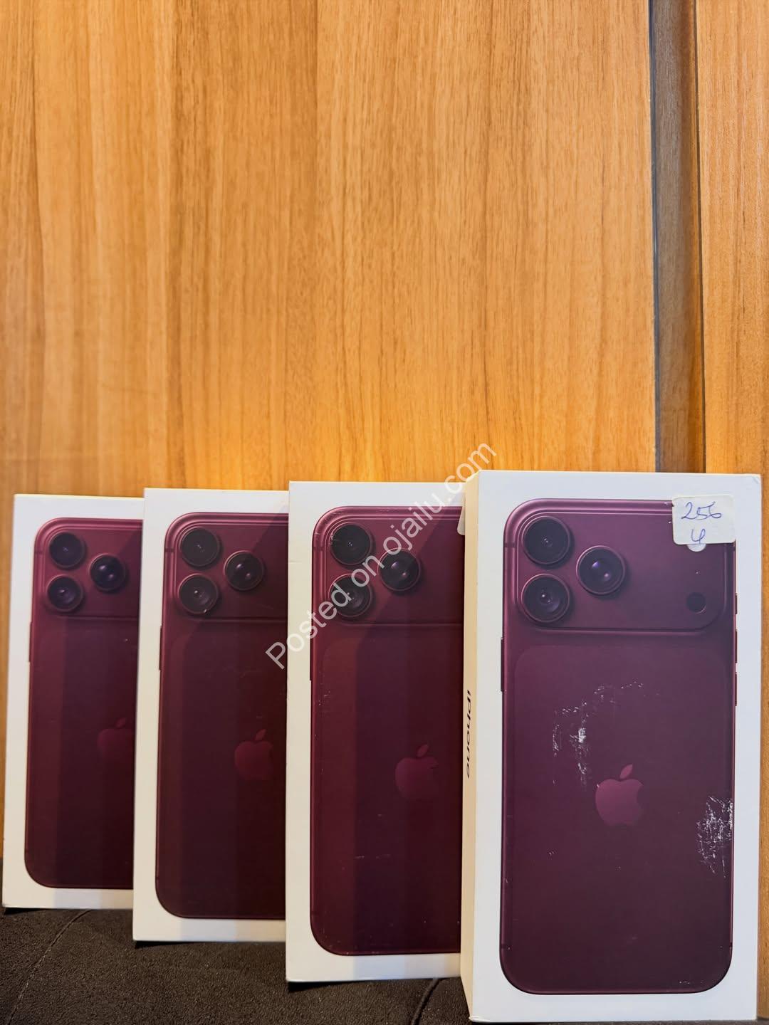 Sealed iPhone 18 Pro Max 256GB Burgundy   Unlocked
