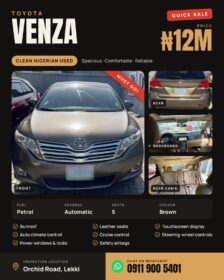 Clean Toyota Venza: Sunroof