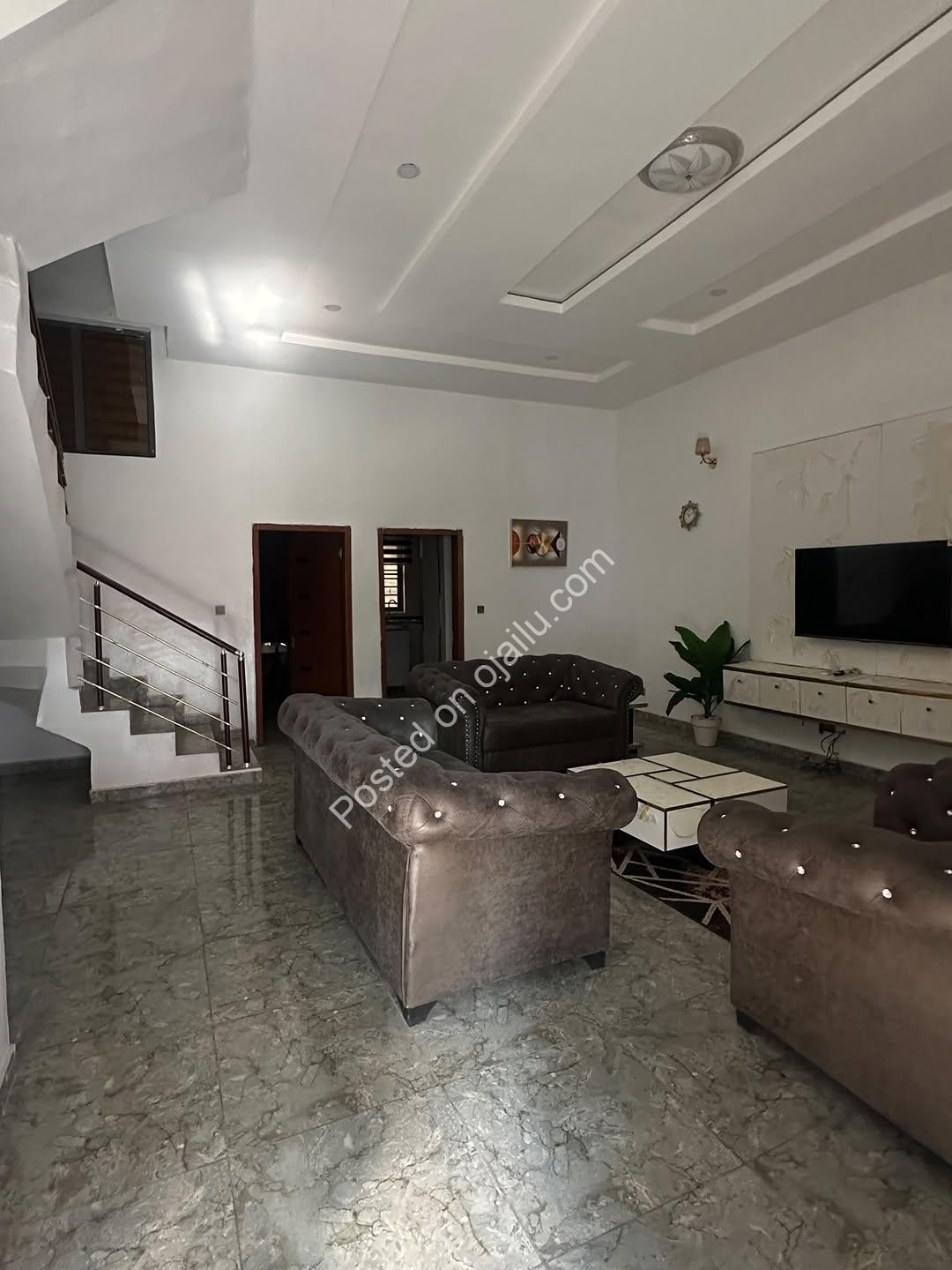 Exquisite 4-Bed Terrace Duplex in Ikota GRA