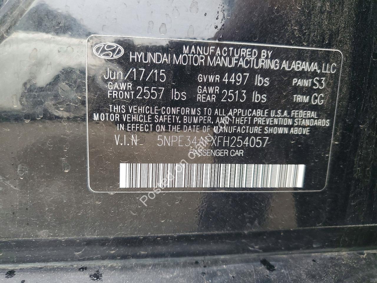 Sleek 2015 Hyundai Sonata Sport – Run & Drive, Auto, 4-Cyl!